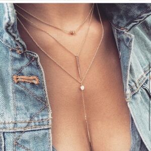 Boho Layered Gold Necklace